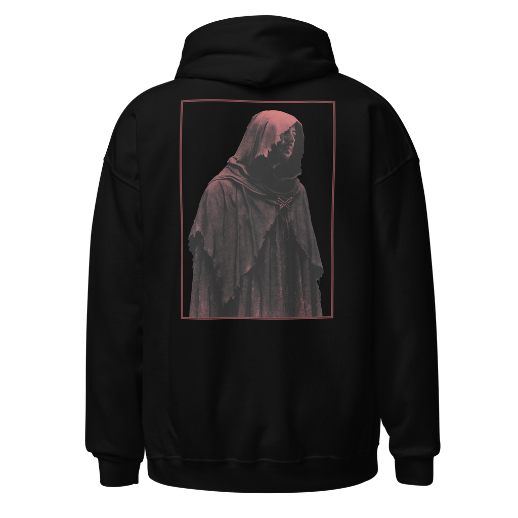 Hei'An 'Kiss Our Ghosts Goodbye' PULLOVER HOODIE - RED DESIGN