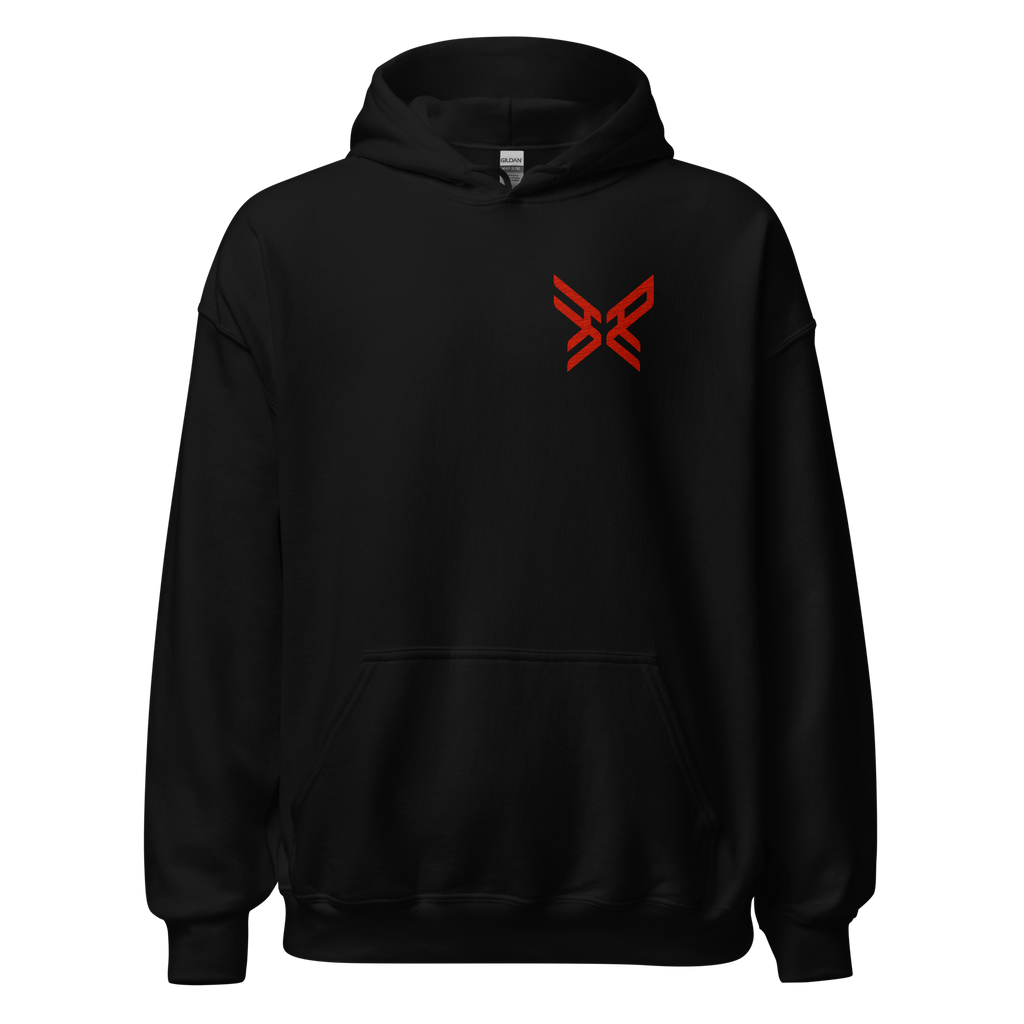 Hei'An 'Kiss Our Ghosts Goodbye' PULLOVER HOODIE - RED DESIGN