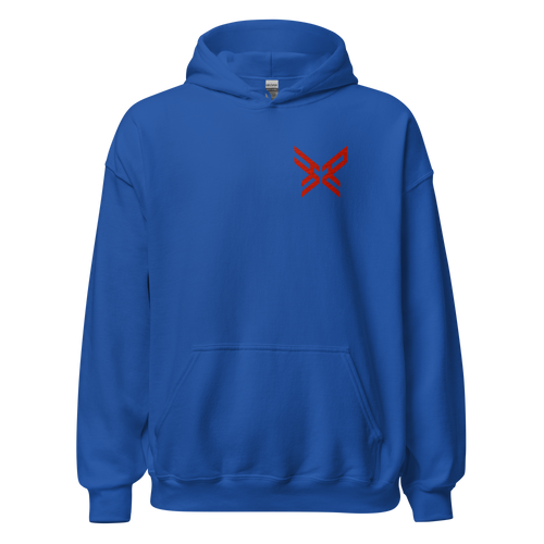Hei'An 'Kiss Our Ghosts Goodbye' PULLOVER HOODIE - RED DESIGN