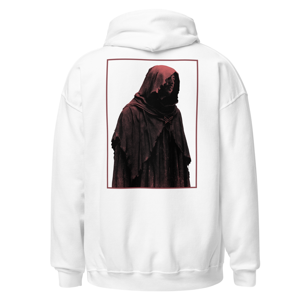 Hei'An 'Kiss Our Ghosts Goodbye' PULLOVER HOODIE - RED DESIGN