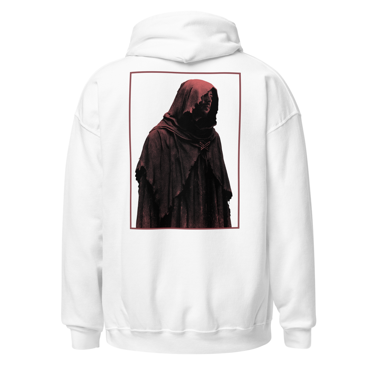 Hei'An 'Kiss Our Ghosts Goodbye' PULLOVER HOODIE - RED DESIGN