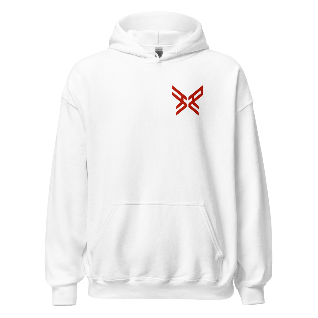 Hei'An 'Kiss Our Ghosts Goodbye' PULLOVER HOODIE - RED DESIGN
